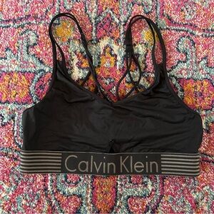 Calvin Klein Women's Black Bralette